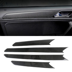 Car Carbon Fiber Door Panel Decorative Sticker for Volkswagen Tiguan L 2019-2021, Door Panel