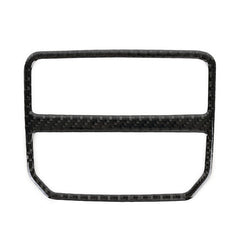 Car Carbon Fiber Rear Air Outlet Frame Decorative Sticker for Volkswagen Tiguan L 2019-2021, Rear Air Outlet
