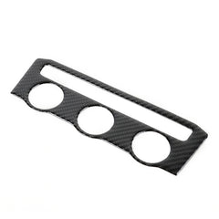 Car Carbon Fiber Air Conditioning Panel Decorative Sticker for Volkswagen Tiguan L 2019-2021, Low Configuration, Air Conditioning Panel, Low Configuration