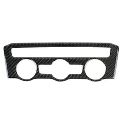 Car Carbon Fiber Air Conditioning Panel Decorative Sticker for Volkswagen Tiguan L 2019-2021, High Configuration, Air Conditioning Panel, High Configuration