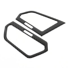 Car Carbon Fiber Central Control Side Air Outlet Frame Decorative Sticker for Volkswagen Tiguan L 2019-2021, Central Control Side Air Outlet