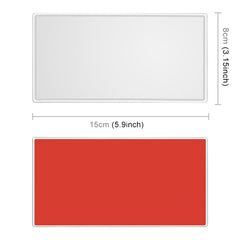 Portable Car Sunshade Makeup Mirror Stainless Steel Vanity Mirror, Size: 150 x 80mm, 150 x 80mm
