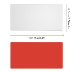 Portable Car Sunshade Makeup Mirror Stainless Steel Vanity Mirror, Size: 110 x 65mm, 110 x 65mm