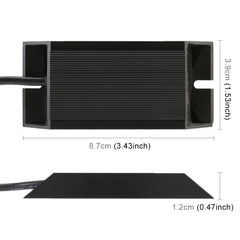 2 PCS 1156 / BAU15S DC12V 50W 6 Ohms Turn Signal / Reversing Light / Brake Light Split Dual Resistance Decoder, 1156 / BAU15S
