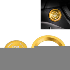 Car Engine Start Key Push Button Ring Trim Metal Sticker Decoration for Cadillac CT5 CT4 XT4 XT6 / Chevrolet Silverado, For Cadillac CT5