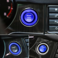Car Engine Start Key Push Button Ring Trim Metal Sticker Decoration for Land Rover/Jaguar, For Land Rover/Jaguar