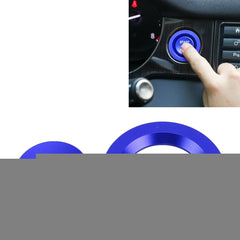 Car Engine Start Key Push Button Ring Trim Metal Sticker Decoration for Land Rover/Jaguar, For Land Rover/Jaguar
