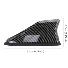 Universal Car Antenna Aerial Shark Fin Radio Signal, Universal (Carbon Fiber Black), Universal