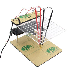 Car LED BDM Frame Holder BDM ECU Brush Test Stand with 4 Probe Pens, US Plug, BDM ECU Brush Test Stand