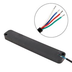 105mm DC12-24V / 1.6W Motorcycle LED Dynamic Blinker Side Lights Flowing Water Brake Lamp Turn Signal Light, Cable Length: 1m, 105mm
