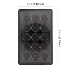 DC12V 1W Car Square Highlight Brake Lights Reversing Light with 15LEDs SMD-3528, Square (Black), Square (Red), Square (Transparent)