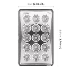 DC12V 1W Car Square Highlight Brake Lights Reversing Light with 15LEDs SMD-3528, Square (Transparent), Square (Black), Square (Red)