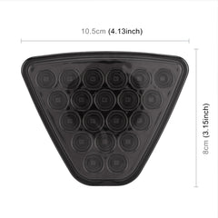 DC12V 1W Car Triangle Highlight Brake Lights Reversing Light with 20LEDs SMD-3528, Triangle (Black), Triangle (Red), Triangle (Transparent)