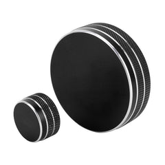 2 PCS Car Metal Central Control Knob Case for Cadillac, For Cadillac (Black), For Cadillac (Blue), For Cadillac (Red)