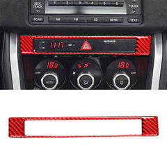 Car Carbon Fiber Central Control Clock Decorative Sticker for Subaru BRZ / Toyota 86 2013-2017, Left and Right Drive Universal, Central Control Clock