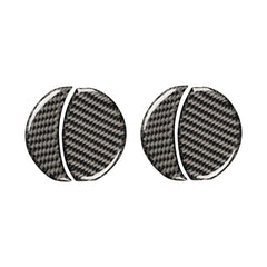 Car Carbon Fiber Central Control Air Outlet Decorative Sticker for Subaru BRZ / Toyota 86 2013-2020, Left and Right Drive Universal, Central Control Air Outlet