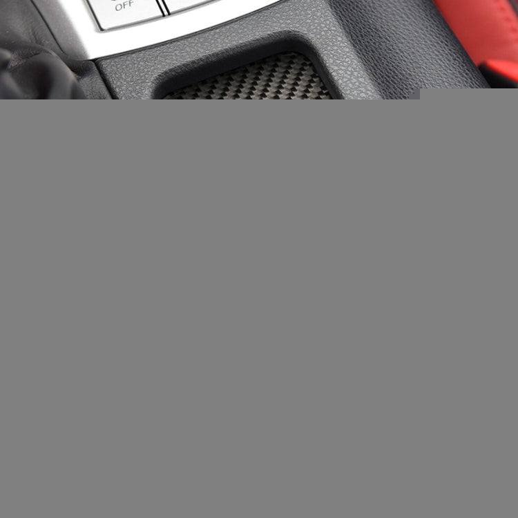 Car Carbon Fiber Seat Heating Panel Decorative Sticker for Subaru BRZ / Toyota 86 2013-2019, Left and Right Drive Universal without Hole, Seat Heating Panel