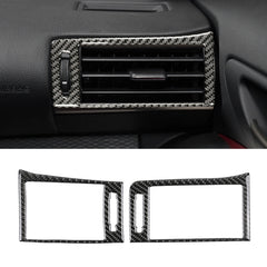 Car Carbon Fiber Left and Rght Air Outlet Decorative Sticker for Lexus IS250 2013-, Left Drive, Left and Rght Air Outlet