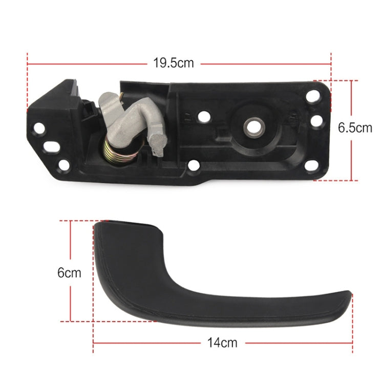 Car Interior Right Door Handle Repair Kit for Chevrolet 2007-2013, Right Door