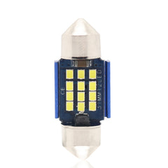 2pcs 31mm DC12-24V / 1W / 6000K / 60LM 12LEDs SMD Car Reading Lamp Dome Light, 31mm