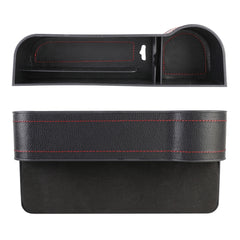2 PCS Car Multi-functional Principal And Deputy Driver Seat Console Leather Box, Seat Console Leather Box (Black), Seat Console Leather Box (Beige), Seat Console Leather Box (Brown)