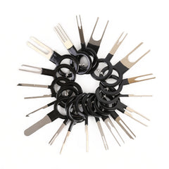 41 in 1 Car Plug Circuit Board Wire Harness Terminal Extraction Pick Connector Crimp Pin Back Needle Remove Tool, 41 in 1