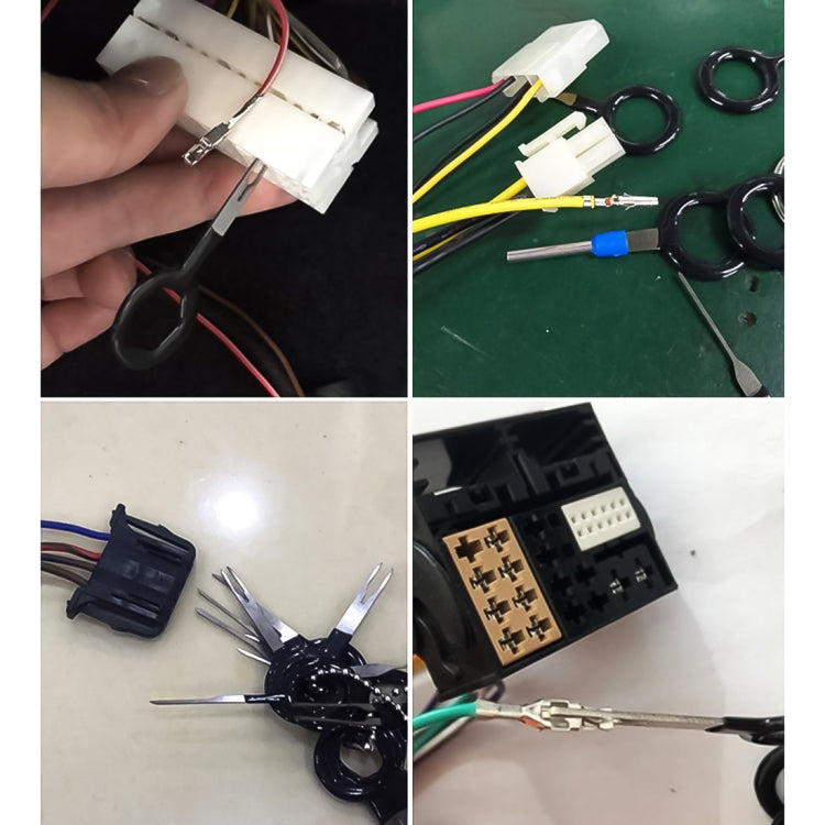 41 in 1 Car Plug Circuit Board Wire Harness Terminal Extraction Pick Connector Crimp Pin Back Needle Remove Tool, 41 in 1