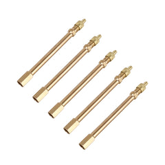 5 PCS Car Tires Valve Inflatable Extension Tube, Length: 100mm, 100mm, Pure Copper