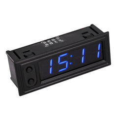 3 in 1 Car High-precision Electronic LED Luminous Clock + Thermometer + Voltmeter, 3 in 1 Green, 3 in 1 Blue, 3 in 1 Red