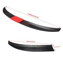 Car Modified ABS Three-stage Rear Wing Side Spoiler Lip, Three-stage