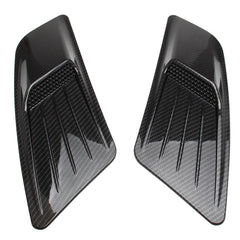 2 PCS Car Decorative Air Flow Intake Scoop Bonnet Side Fender Vent Hood Set for Ford Mustang 2015-2017, Carbon Fiber, For Ford Mustang 2015-2017, Carbon Fiber