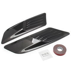 2 PCS Car Decorative Air Flow Intake Scoop Bonnet Side Fender Vent Hood Set for Ford Mustang 2015-2017, Carbon Fiber, For Ford Mustang 2015-2017, Carbon Fiber