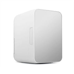 8L 37-48W Tempered Glass Panel Car / Home Mini Refrigerator US Plug, 8L US Plug(Gold), 8L US Plug(Silver)