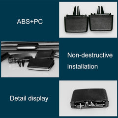 Car Front Air Conditioning Exhaust Switch Paddle Air Conditioning Leaf Clip for BMW 3 Series E90, Left and Right Drive Universal, For BMW 3 Series E90