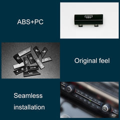 Car Air Conditioner Panel Switch Button 14-button 61319313923 for BMW F10 / F07 / F02, 14-button
