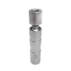 ZK-009 Car 14mm Universal Spark Plug Removal Sleeve Tool for Nissan / BMW / Volkswagen / Mercedes-Benz / Audi, 14mm
