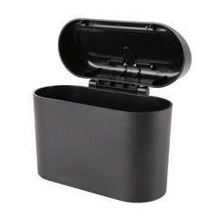 Vehicle Trash Can Bin Rubbish Bin Organizer Car-mounted Trash Storage Box, Trash Can Bin