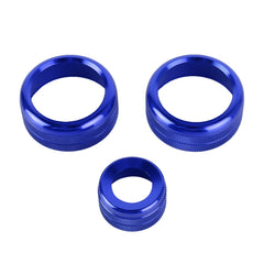 3 PCS Car Metal Air Conditioner Knob Case for BMW X1 / X2 / GT, For BMW X1 / X2 / GT (Blue), For BMW X1 / X2 / GT (Red), For BMW X1 / X2 / GT (Silver)