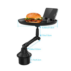 Car Water Cup Holder Multi-function Dining Table, Long Style, Long Style