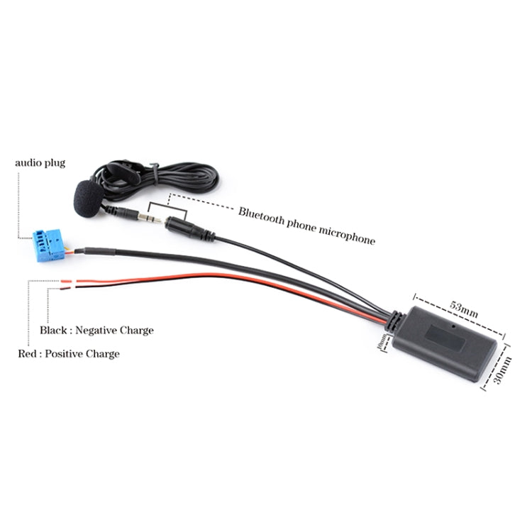 Car AUX Bluetooth Audio Cable + MIC for BMW X3, For BMW X3