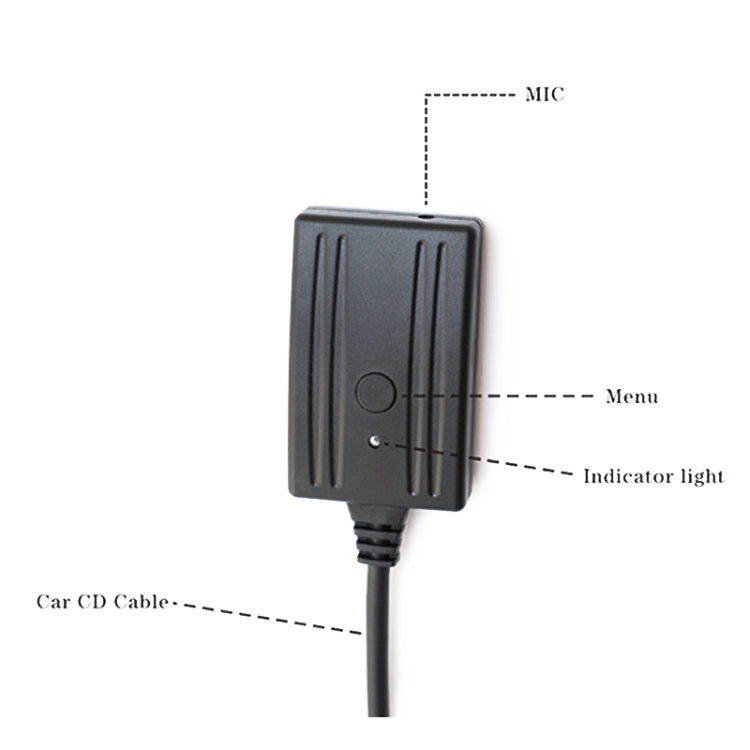 Car AUX Bluetooth Audio Cable + MIC for Volkswagen Scirocco / Magotan / Golf RCD510 300+ 310 RCD210, For Volkswagen Scirocco / Magotan / Golf