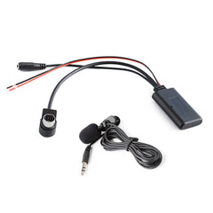 Car AUX Bluetooth Music Audio Cable + MIC for Alpine KCA-121B 9887/105/117/9855/305S, For Alpine KCA-121B 9887