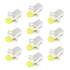 10 PCS B8.3 0.2W DC12V Wedge Instrument Panel COB LED Light Dashboard Gauge Cluster Indicator Lamp Bulb, B8.3 (White Light), B8.3 (Yellow Light), B8.3 (Blue Light), B8.3 (Green Light), B8.3 (Red Light)