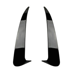 Car Rear Bumper Air Outlet Wind Knife Blade Decoration Sticker Strip for Mercedes-Benz C Class W205, Rear Wind Knife For Mercedes-Benz C Class(Black), Rear Wind Knife For Mercedes-Benz C Class(Carbon Fiber Black)