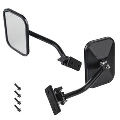 SF-JP-003 Pair  Car Side Door Rearview Mirror Adjustable Shape Angle Lens Blind Spot Exterior Mirror for Jeep Wrangler, SF-JP-003