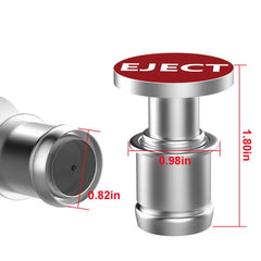 2 PCS 12V Car / Motorcycle EJECT Letter Metal Cigarette Lighter Cigarette Butt, EJECT