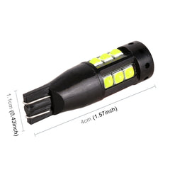 2 PCS T10 DC12V / 6.5W Car Clearance Light 15LEDs SMD-3030 Lamp Beads, 15LEDs SMD-3030 (Green Light), 15LEDs SMD-3030 (Red Light), 15LEDs SMD-3030 (White Light), 15LEDs SMD-3030 (Yellow Light), 15LEDs SMD-3030 (Ice Blue Light)                          ...