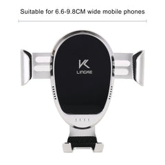 LINGKE Car Air Outlet Snap-in Gravity Mobile Phone Holder, Air Outlet  Phone Holder