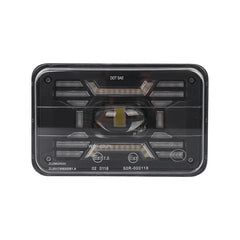 OL-2051S 1 Pair 4x6 inch Off-road Vehicle Modified Angel Devil Eyes Rectangular Headlight, OL-2051S