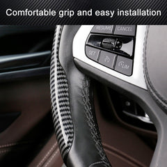 Car Universal Carbon Fiber Steering Wheel Cover